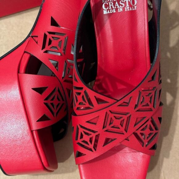 Charles & Keith Red Women's Sandals - Picture 6 of 7